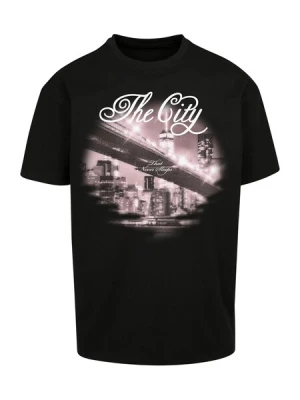Obrázek produktu Mister Tee Tričko 'The City'  šeříková / bledě fialová / černá / bílá