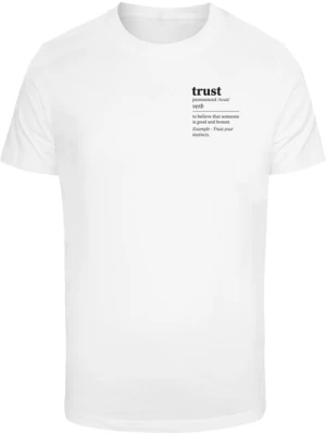 Obrázek produktu Mister Tee Tričko 'Trust Definition'  černá / bílá