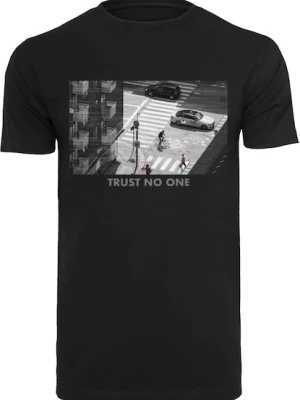 Obrázek produktu Mister Tee Tričko 'Trust No One'  šedá / světle šedá / černá
