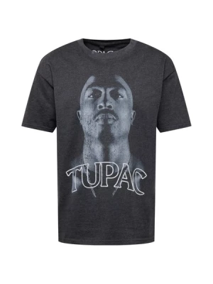 Obrázek produktu Mister Tee Tričko 'Tupac Up'  šedá / tmavě šedá / bílá