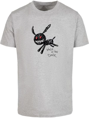 Obrázek produktu Mister Tee Tričko 'Walk In The Dark'  šedý melír / krvavě červená / černá