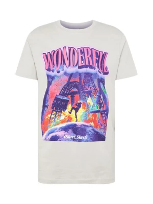 Obrázek produktu Mister Tee Tričko 'Wonderful'  žlutá / světle šedá / fialová / tmavě fialová