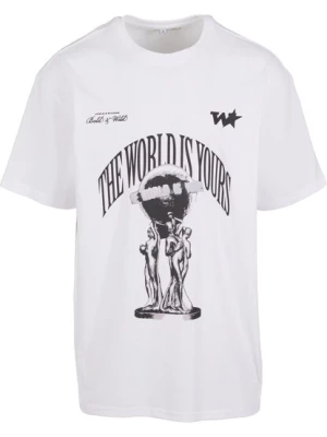 Obrázek produktu Mister Tee Tričko 'Your World'  černá / bílá