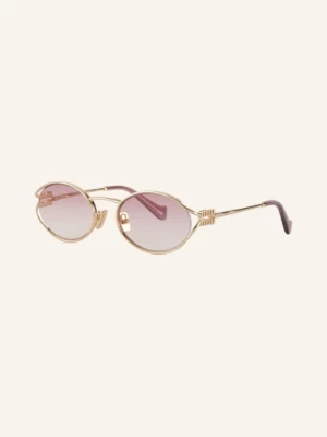 Obrázek produktu Miu Miu Sluneční Brýle Mu 52ys 5ak06s – zlatá/fialová gradient