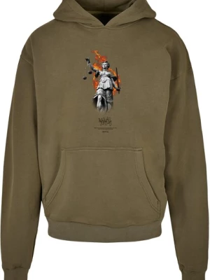 Obrázek produktu MJ Gonzales Mikina 'Justitia'  tmavě šedá / olivová / oranžová / offwhite