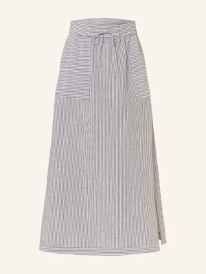 Obrázek produktu Mm By Max Mara Sukně Sumero Z Lnu černošedá / bílá