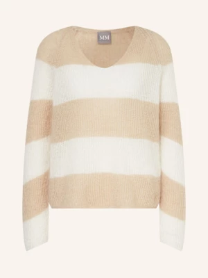 Obrázek produktu Mm By Max Mara Svetr Ricetta S Mohérem béžová / bílá