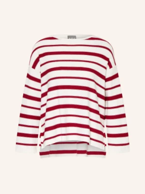 Obrázek produktu Mm By Max Mara Tričko Locusta S 3/4 Rukávem tmavě červená / bílá