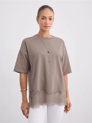 Obrázek produktu Mohito - Lehká halenka s krajkou - béžová