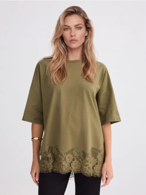 Obrázek produktu Mohito - Lehká halenka s krajkou - khaki