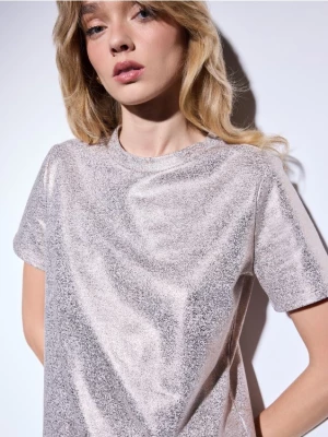 Obrázek produktu Mohito - Lesklý top oversized - zlatá