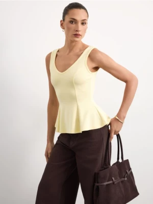 Obrázek produktu Mohito - Top s volánkem peplum - žlutá