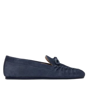 Obrázek produktu Mokasíny Stuart Weitzman Britt Bow SM414 Tmavomodrá