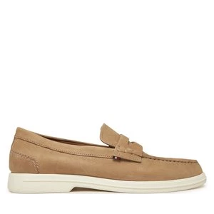 Obrázek produktu Mokasíny Tommy Hilfiger Nubuck P Loafer FM0FM05350 Béžová