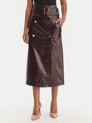 Obrázek produktu Morgan Sukně z imitace kůže 261-JADYNA Hnědá Slim Fit