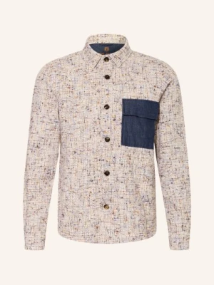 Obrázek produktu Mos Mosh Gallery Bouclé Overshirt Mmgwilson režná / hnědá / tmavě modrá