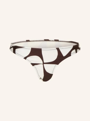 Obrázek produktu Mrs & Hugs Bikiny S Vysokým Pasem tmavě hnědá / bílá