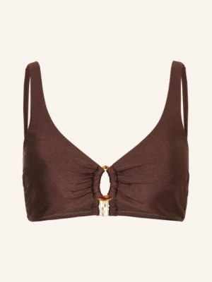Obrázek produktu Mrs & Hugs Bralette Bikiny Top tmavě hnědá