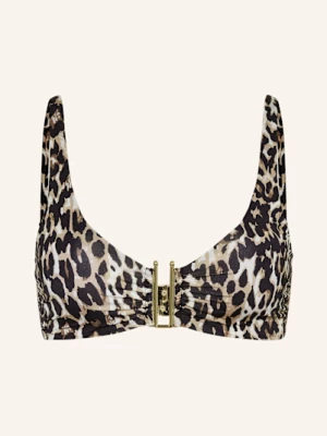 Obrázek produktu Mrs & Hugs Bralette Horní Díl Bikin černá / hnědá / bílá