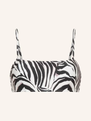 Obrázek produktu Mrs & Hugs Bustier Bikini Top černá / černošedá / bílá