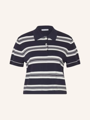 Obrázek produktu Mrs & Hugs Pletené Polo Tričko tmavě modrá / bílá