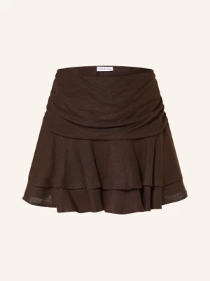 Obrázek produktu Mrs & Hugs Skort Z Lnu tmavě hnědá