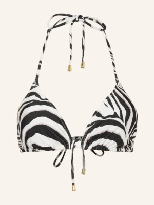 Obrázek produktu Mrs & Hugs Trojúhelníkové Bikiny černá / černošedá / bílá