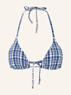 Obrázek produktu Mrs & Hugs Trojúhelníkové Bikiny modrá / bílá