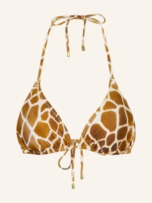 Obrázek produktu Mrs & Hugs Trojúhelníkové Bikiny světle hnědá / krémová
