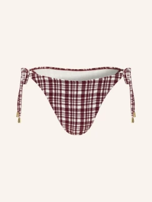 Obrázek produktu Mrs & Hugs Trojúhelníkové Bikiny tmavě fialová / bílá