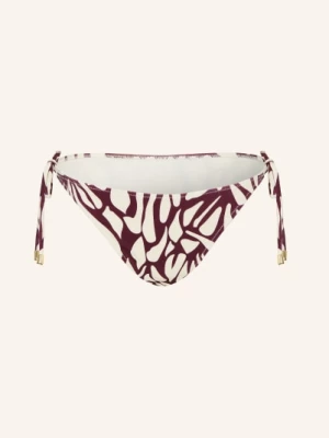 Obrázek produktu Mrs & Hugs Trojúhelníkové Bikiny tmavě fialová / bílá