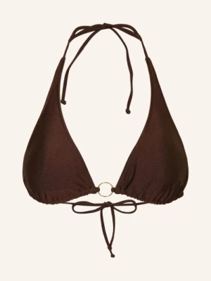 Obrázek produktu Mrs & Hugs Trojúhelníkové Bikiny tmavě hnědá