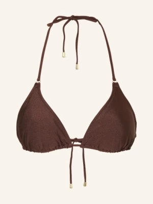 Obrázek produktu Mrs & Hugs Trojúhelníkové Bikiny tmavě hnědá