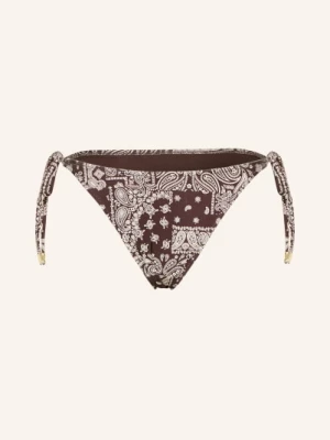 Obrázek produktu Mrs & Hugs Trojúhelníkové Bikiny tmavě hnědá / krémová