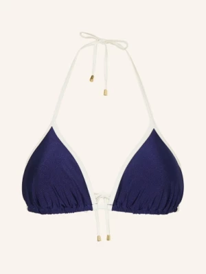 Obrázek produktu Mrs & Hugs Trojúhelníkové Bikiny tmavě modrá / bílá