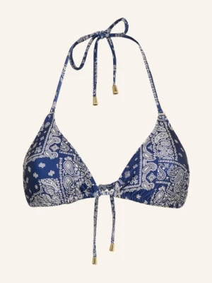 Obrázek produktu Mrs & Hugs Trojúhelníkové Bikiny tmavě modrá / krémová