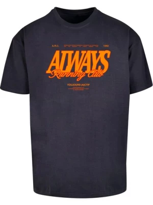Obrázek produktu MT Upscale Tričko 'Always Running'  námořnická modř / oranžová