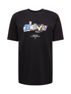 Obrázek produktu MT Upscale Tričko 'Brklyn'  šedá / tmavě šedá / červená / černá