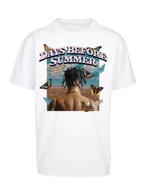 Obrázek produktu MT Upscale Tričko 'Days Before Summer'  písková / modrá / světle fialová / bílá