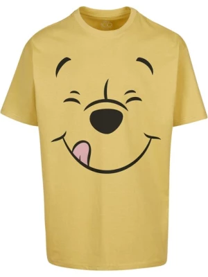 Obrázek produktu MT Upscale Tričko 'Disney 100 Winnie Pooh Face'  citronová / světle růžová / černá