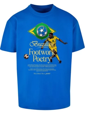 Obrázek produktu MT Upscale Tričko 'Footwork Poetry'  kobaltová modř / žlutá / zelená / černá