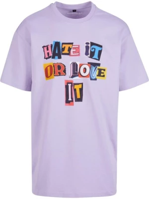 Obrázek produktu MT Upscale Tričko 'Hate it or Love it'  modrá / žlutá / světle fialová / oranžová / černá