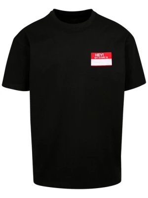 Obrázek produktu MT Upscale Tričko ' Hey! My Name Is'  červená / černá / bílá