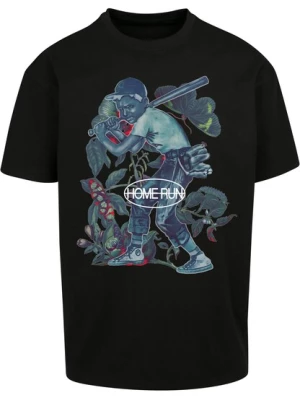 Obrázek produktu MT Upscale Tričko 'Home Run'  tmavě šedá / ohnivá červená / černá / bílá