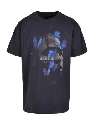 Obrázek produktu MT Upscale Tričko 'Le Papillon'  modrá / noční modrá / režná