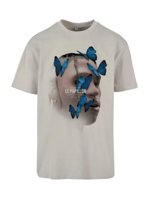 Obrázek produktu MT Upscale Tričko 'Le Papillon'  písková / modrá / hnědá / černá