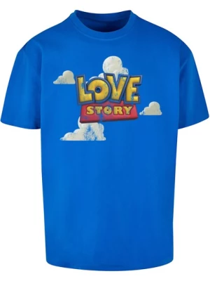 Obrázek produktu MT Upscale Tričko 'Love Story'  modrá / žlutá / červená / bílá