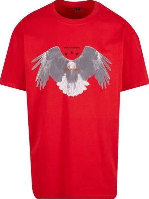 Obrázek produktu MT Upscale Tričko 'Sick Eagle'  šedá / jasně červená / bílá