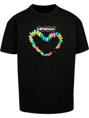 Obrázek produktu MT Upscale Tričko 'Sweet Treats'  nebeská modř / žlutá / růžová / černá