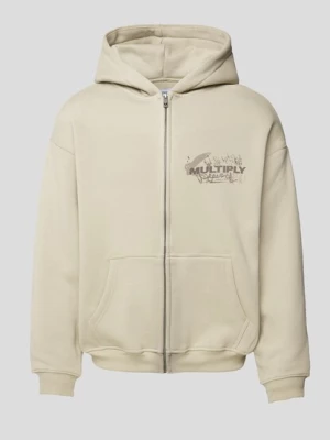 Obrázek produktu Multiply Apparel Mikina 'BULLETIN'  béžová / čokoládová / offwhite